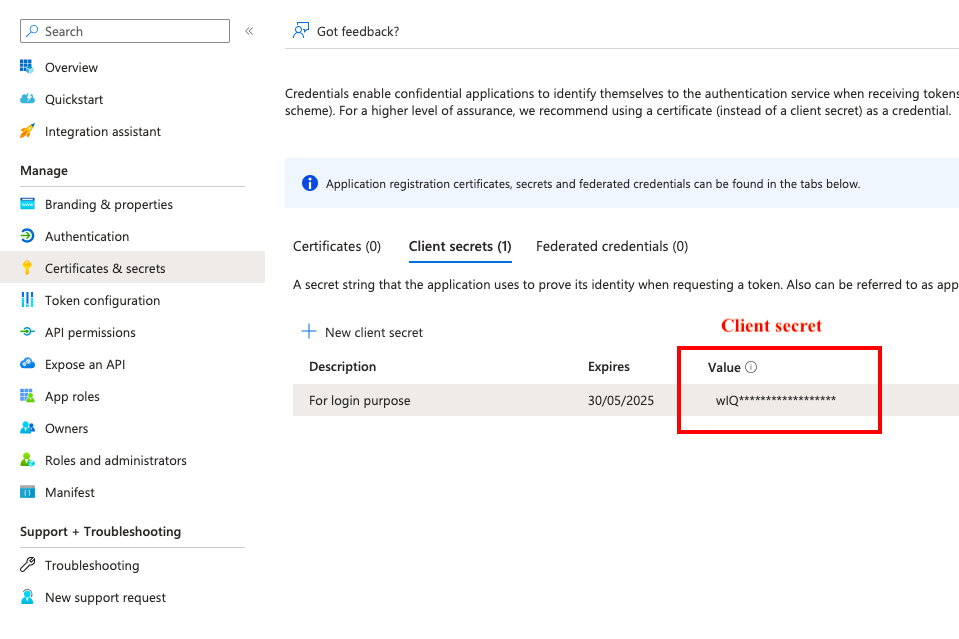 How To Read Emails Using Microsoft Graph API In Laravel 12? 4 client secret